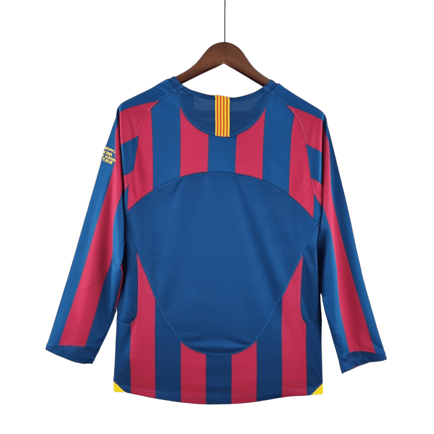 Barcelona Retro Long Sleeve 05/06 Home - JERSEY4ALL