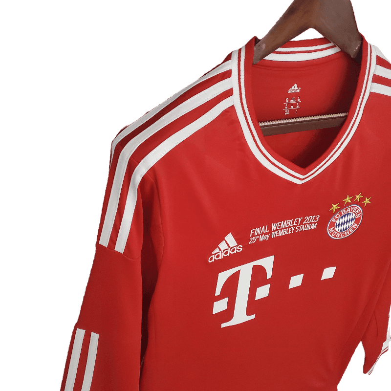 Bayern Munich Retro Long Sleeve 2013/14 Champions League Home - JERSEY4ALL