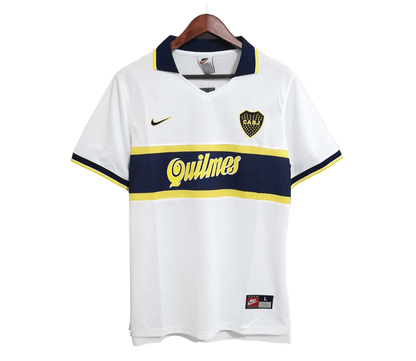 Boca Juniors Retro 96-97 Away White - JERSEY4ALL