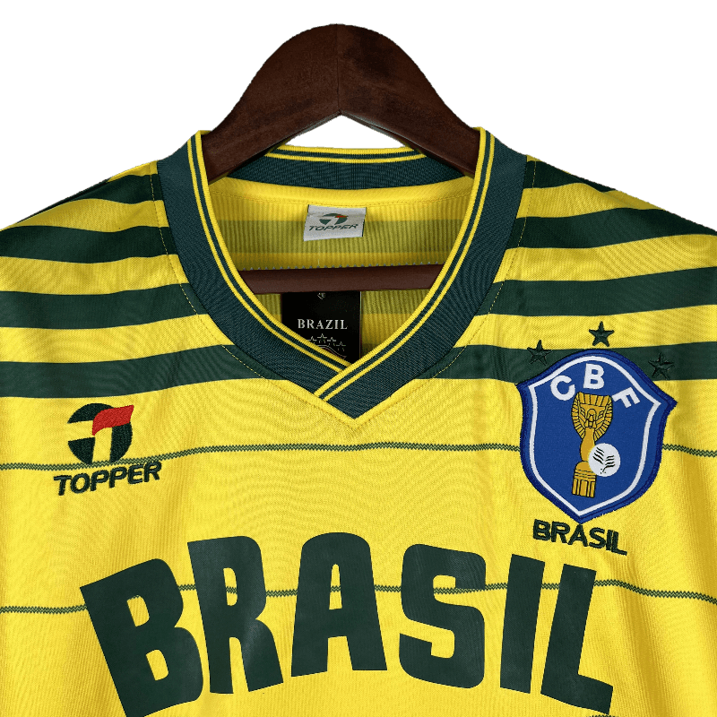 Brazil Retro 1984 Home - JERSEY4ALL