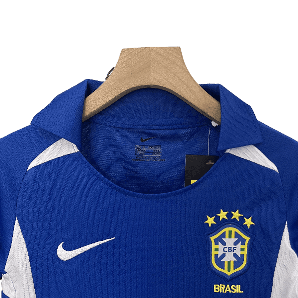 Brazil Retro 2002 Kids Away - JERSEY4ALL