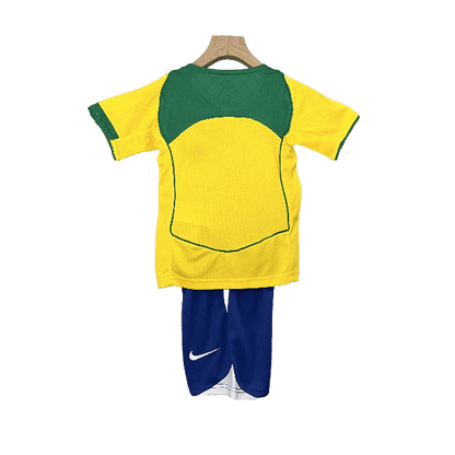 Brazil Retro 2004 Kids Home - JERSEY4ALL