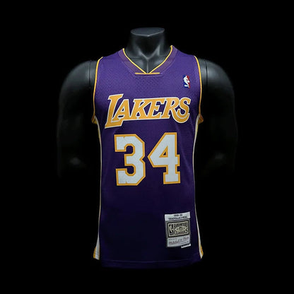 Maillot de basket NBA O'NEAL 34 des Los Angeles Lakers