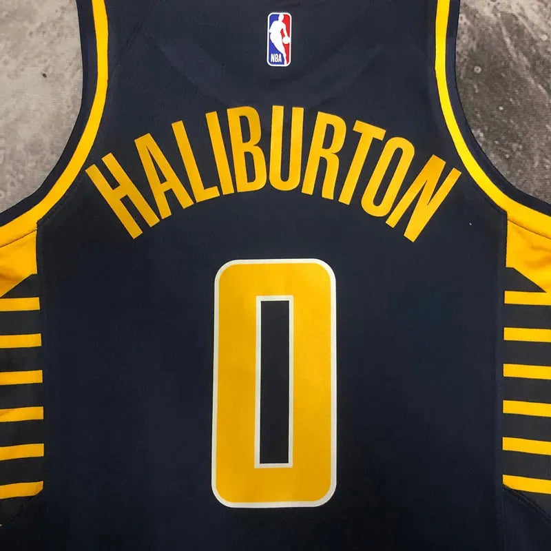 Indiana Pacers HALIBURTON 0 NBA Basket Jersey