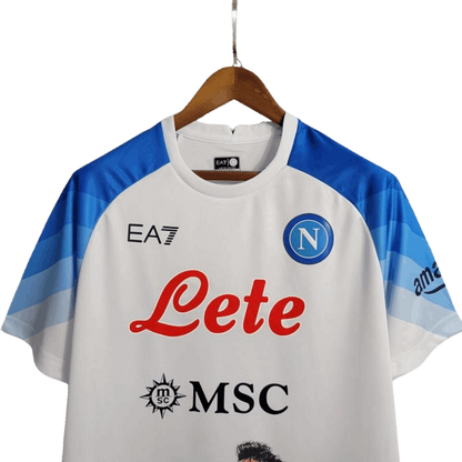 Maillot blanc Napoli Face Game Lozano 23-24