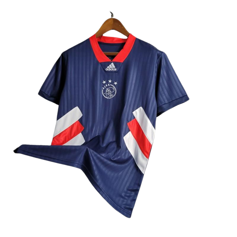 23/24 Ajax Icon Blue kit Embroidery Logo