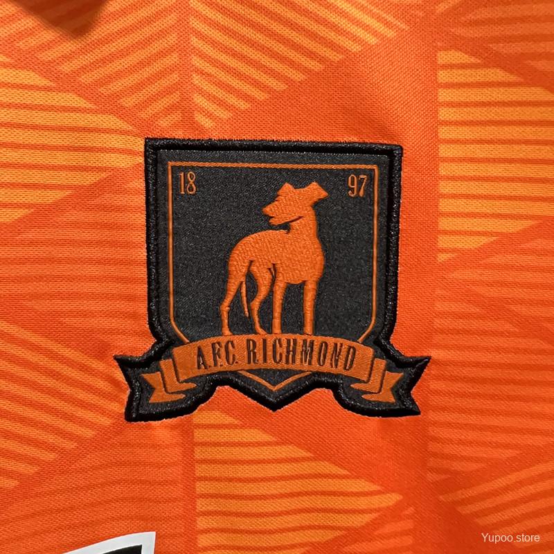 Maillot extérieur orange AFC Richmond 23 24 - Édition spéciale