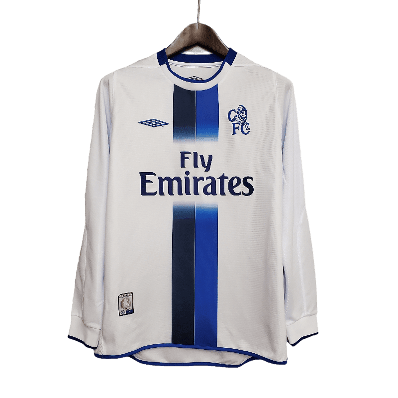 Chelsea Retro Long-Sleeved 2003/05 Away - JERSEYS4ALL