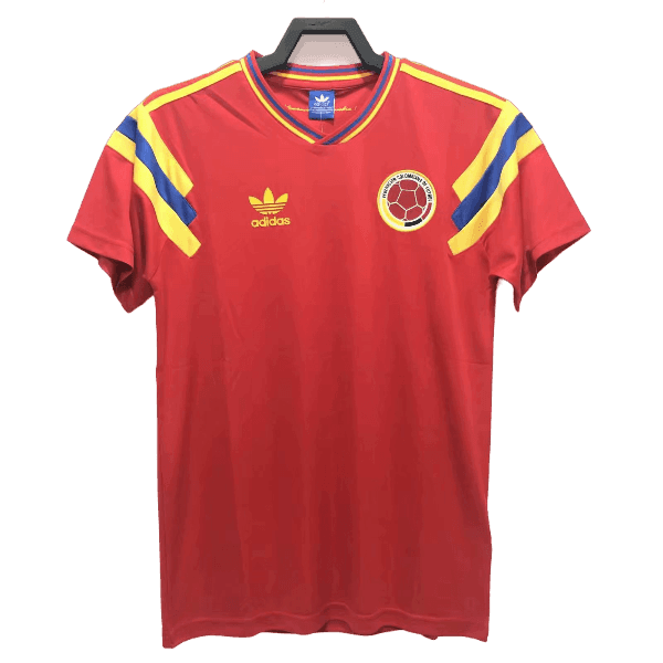 Colombia Retro 1990 Away Soccer - JERSEYS4ALL