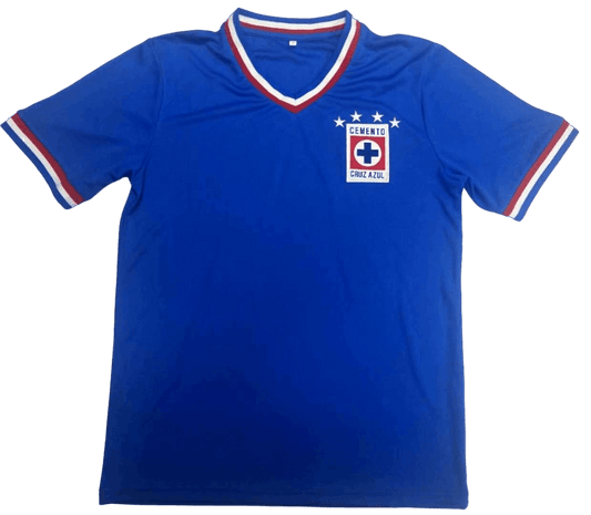 Crzu Azul Retro 1974 Home - JERSEYS4ALL