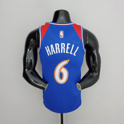 Washington Wizards 6 Harrell NBA Basket Jersey