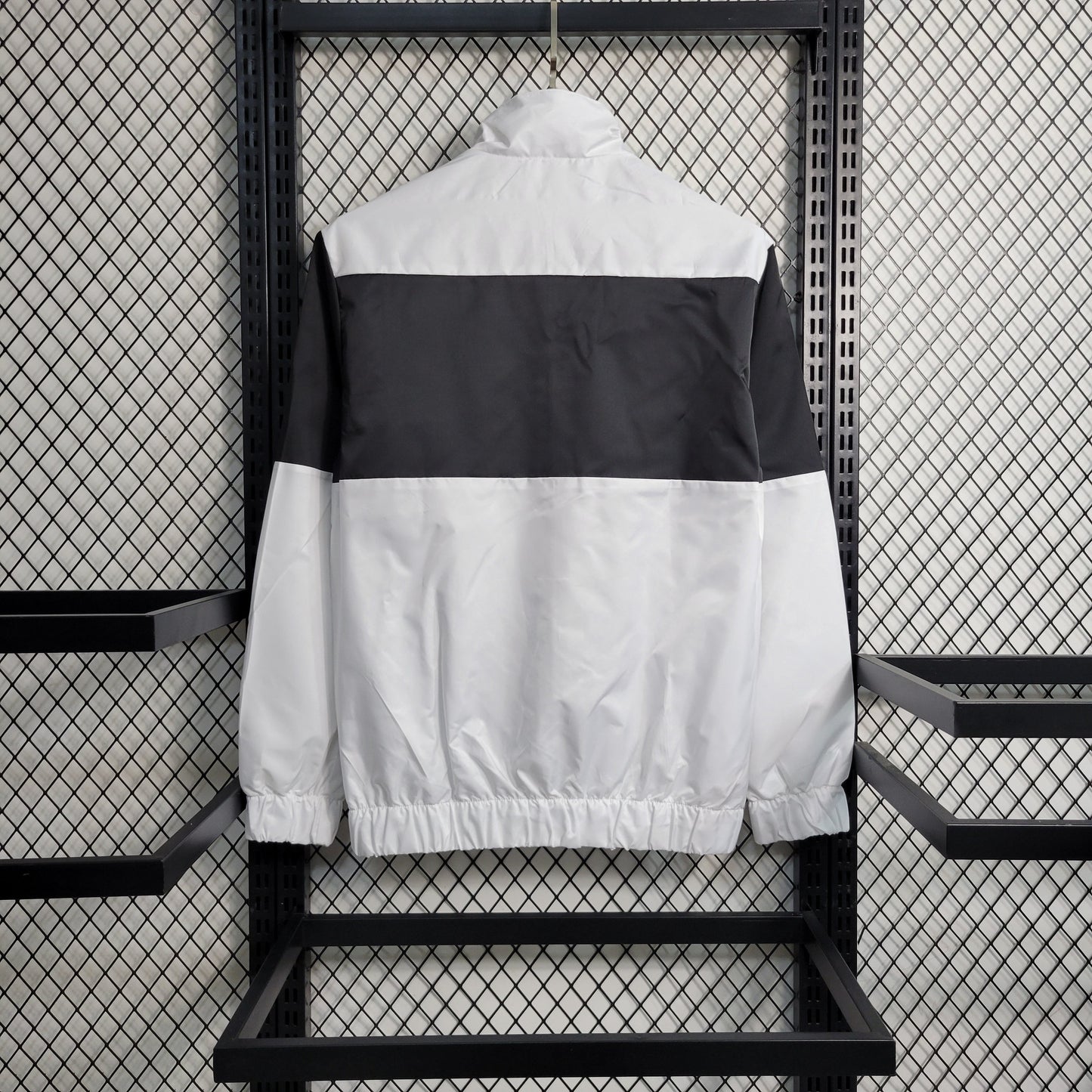 Milan Windbreaker Jacket 23/24 - White and Black