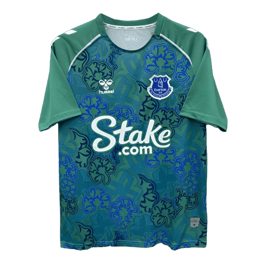 Everton Hummel 24/25 Pre-Match Shamrock Green Special - JERSEYS4ALL