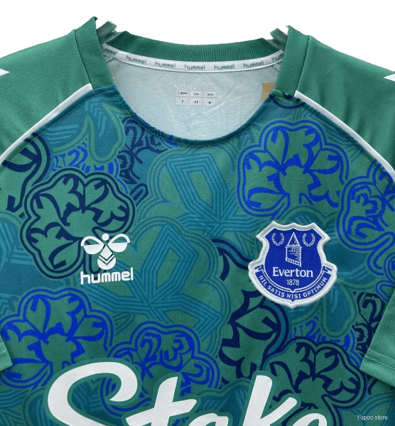 Everton Hummel 24/25 Pre-Match Shamrock Green Special - JERSEYS4ALL