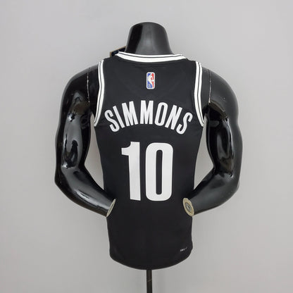 Brooklyn Nets 10 Simmons NBA Basket Jersey