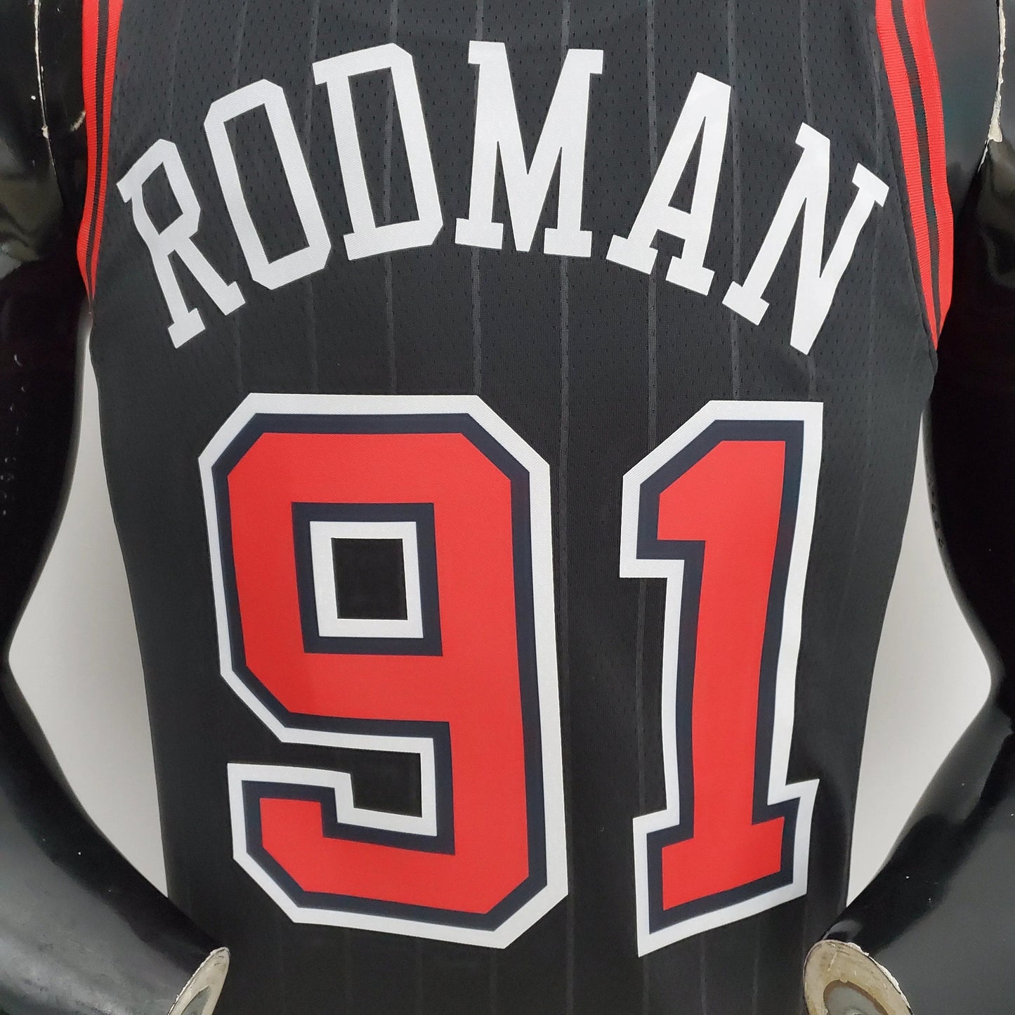 Chicago Bulls 91 Rodman NBA Basket Jersey