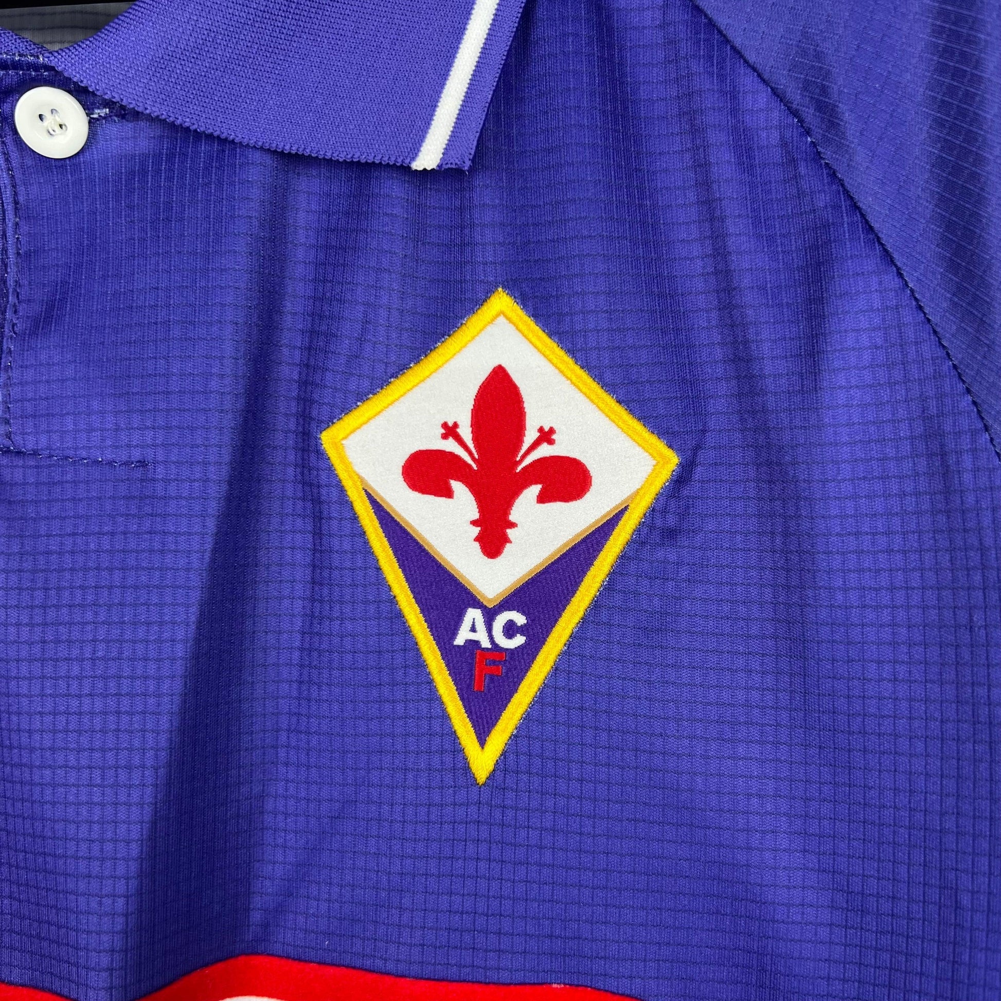 Fiorentina Retro long Sleeve 1998 Home - JERSEYS4ALL