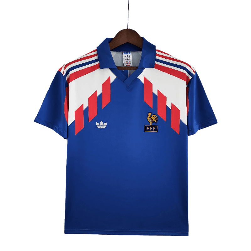 France Retro 1988/90 Home - JERSEYS4ALL