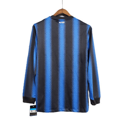 Intern Milan Retro 2010/11 Long Sleeve Home - JERSEYS4ALL