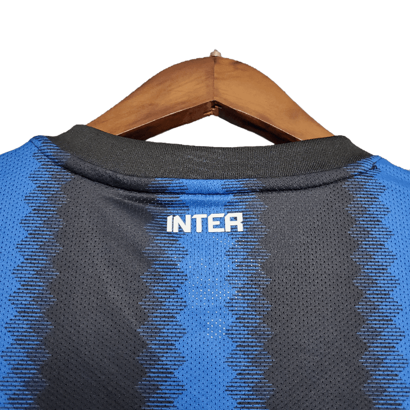 Intern Milan Retro 2010/11 Long Sleeve Home - JERSEYS4ALL