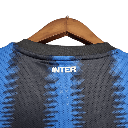 Intern Milan Retro 2010/11 Long Sleeve Home - JERSEYS4ALL