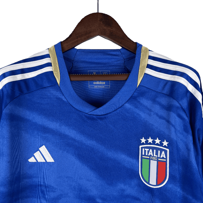 Italy 2023 Long Sleeve Home - JERSEYS4ALL