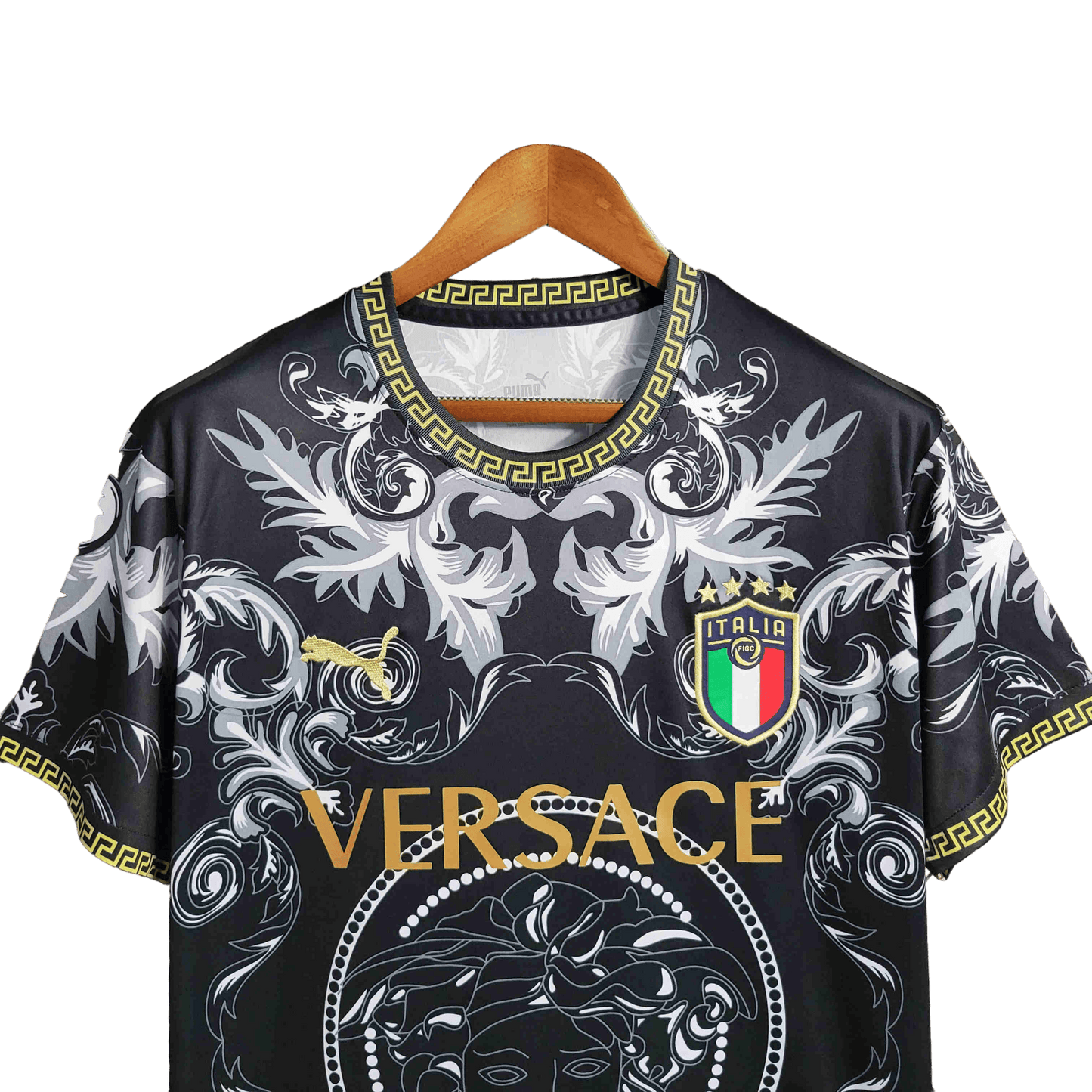 Italy 23/24 Versace Black - JERSEYS4ALL