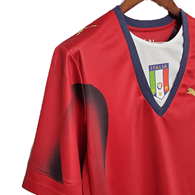 Italy Retro 2006 Red - JERSEYS4ALL