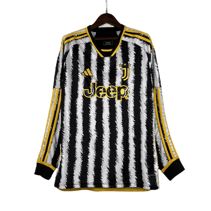 Juventus 2023/24 Long Sleeve Home - JERSEYS4ALL