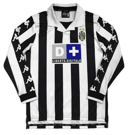 Juventus Long Sleeve Retro 1999/00 Home - JERSEYS4ALL