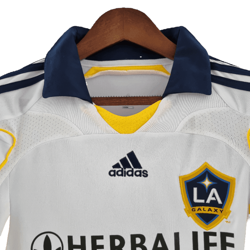 LA Galaxy Retro 07 Home - JERSEYS4ALL