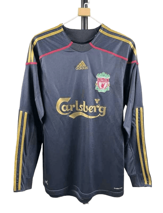 Liverpool Retro Long Sleeve 09/10 Away - JERSEYS4ALL