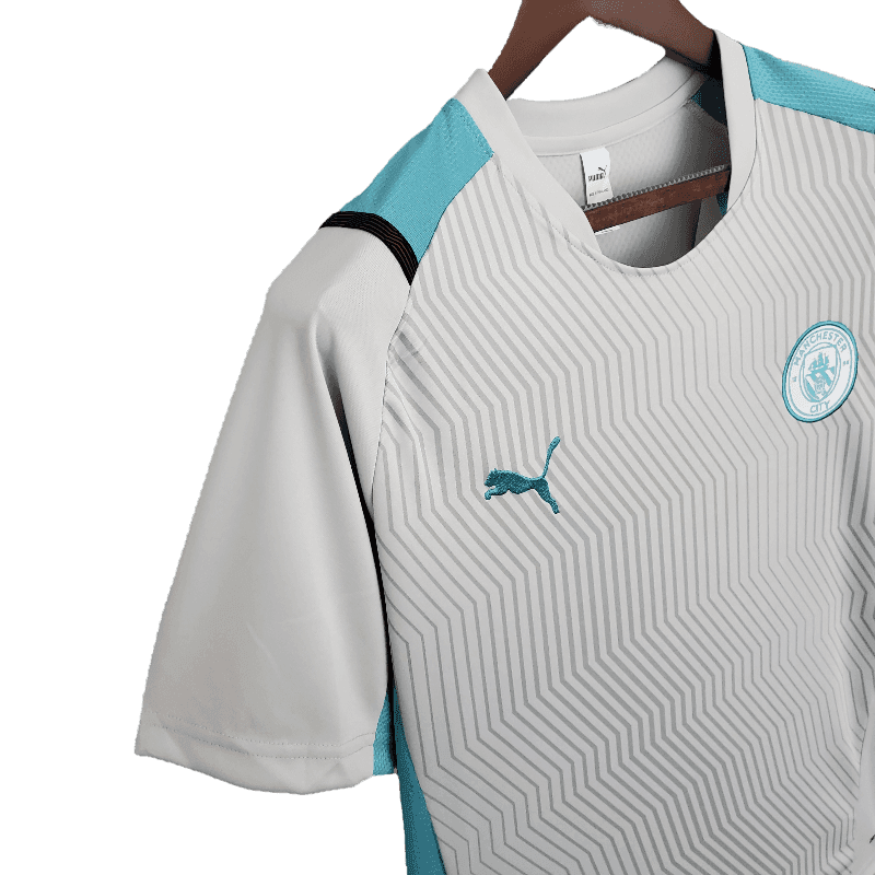 Manchester City 2021/22 Training Suit Grey - JERSEYS4ALL