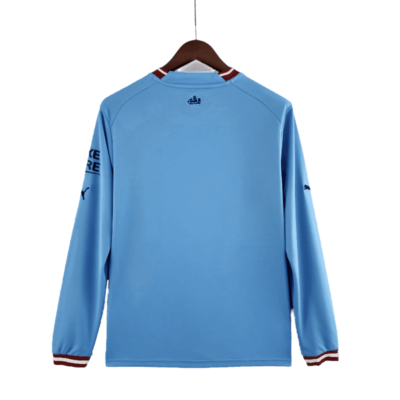 Manchester City 2022/23 Long Sleeve Home - JERSEYS4ALL