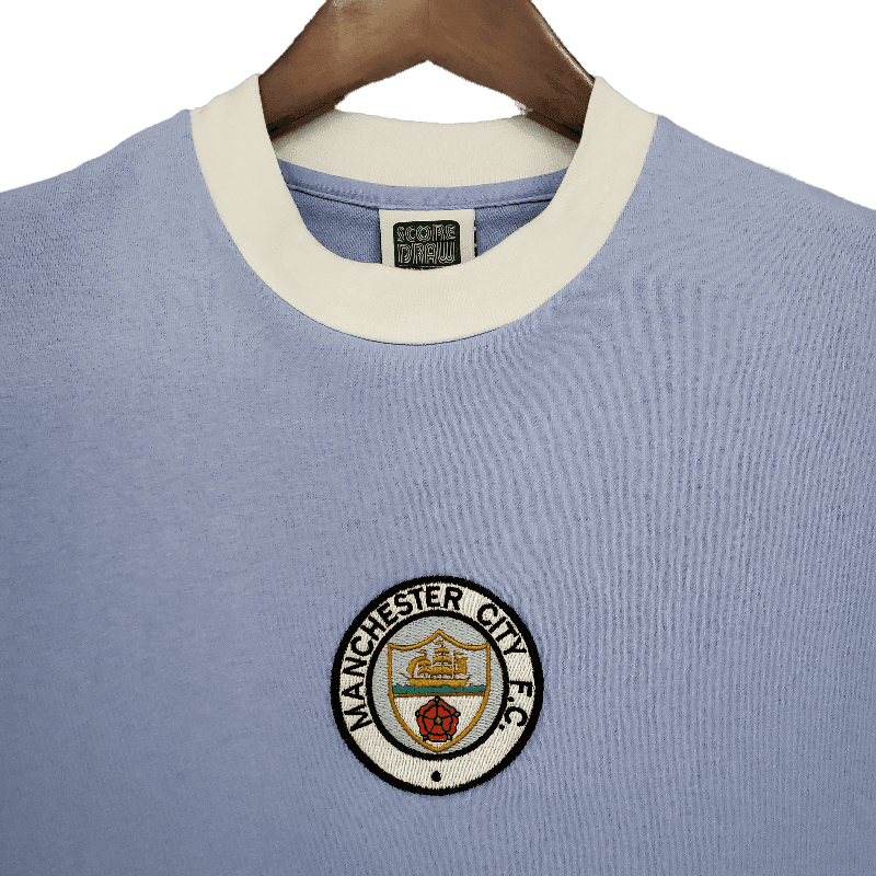 Manchester City Retro 1972 Home - JERSEYS4ALL