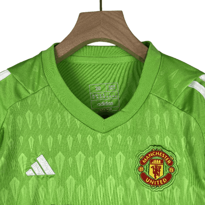 Manchester United 23/24 Kids Goalkeeper Green - JERSEYS4ALL