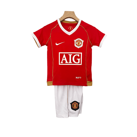 Manchester United Retro 06-07 Kids Home - JERSEYS4ALL