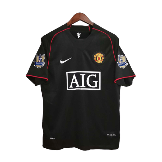 MANCHESTER UNITED RETRO 07/08 BLACK - JERSEYS4ALL