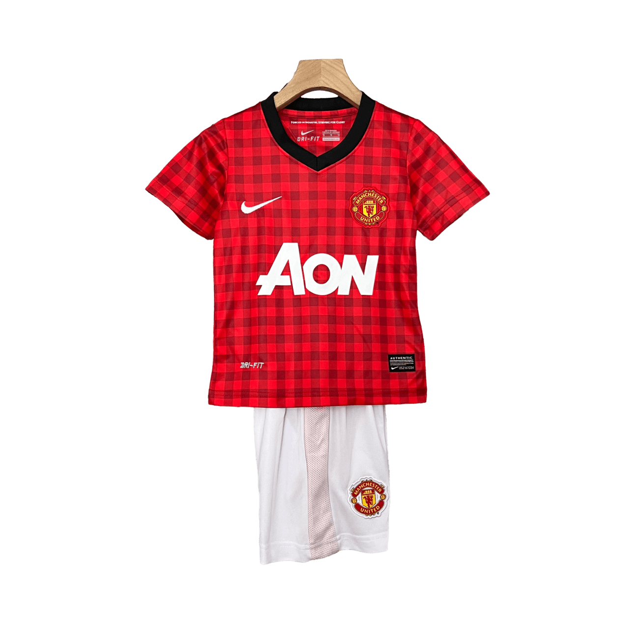 Manchester United Retro 12-13 Kids Home - JERSEYS4ALL