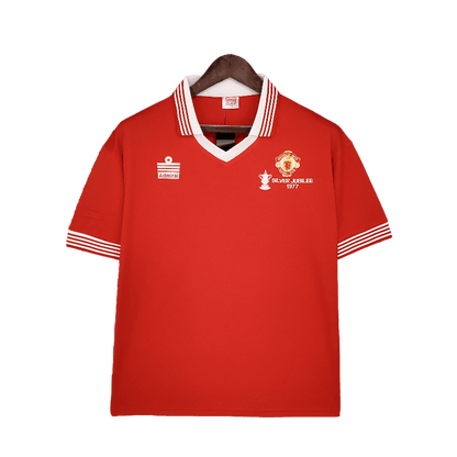 Manchester United Retro 1977 Home - JERSEYS4ALL