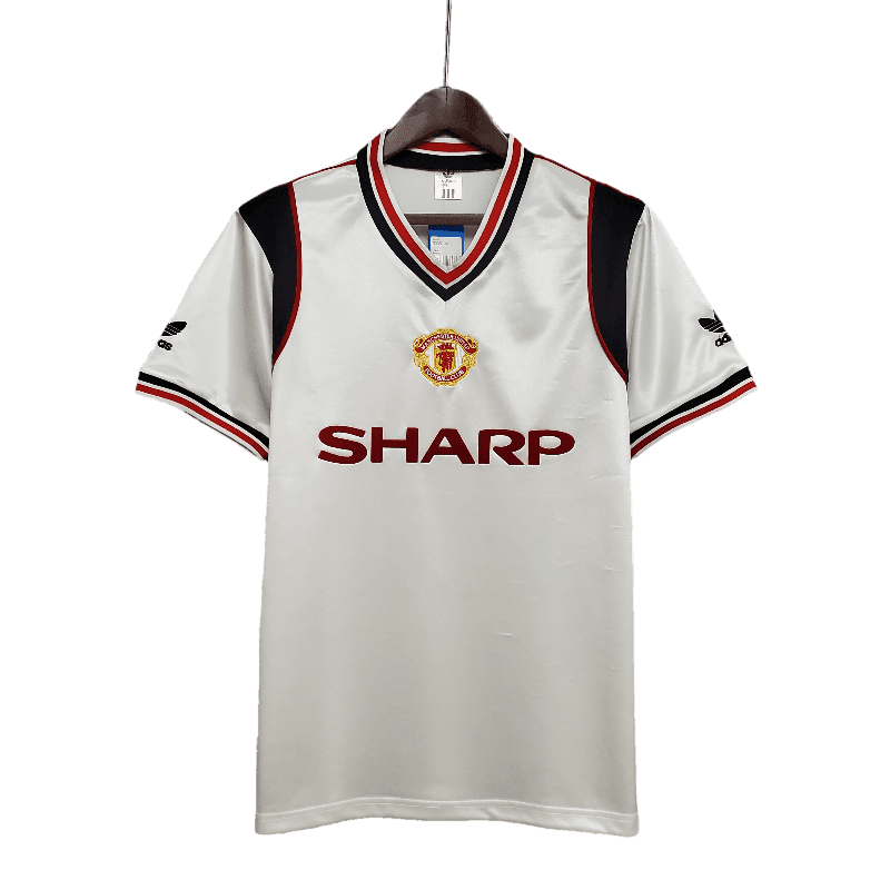 Manchester United Retro 1985 White - JERSEYS4ALL