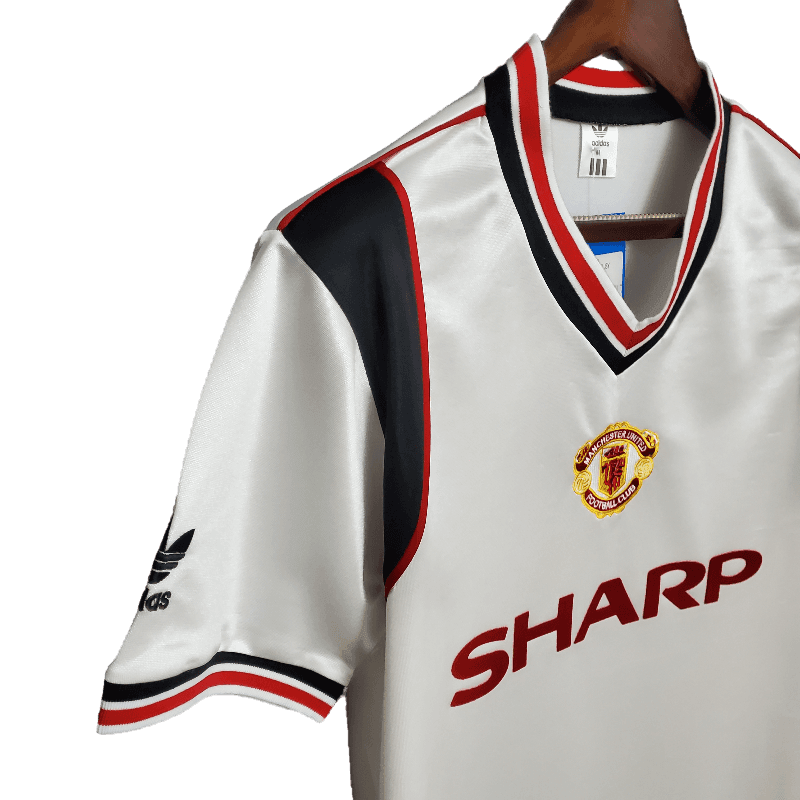 Manchester United Retro 1985 White - JERSEYS4ALL