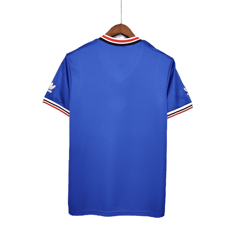 Manchester United Retro 1985/86 Away Blue - JERSEYS4ALL