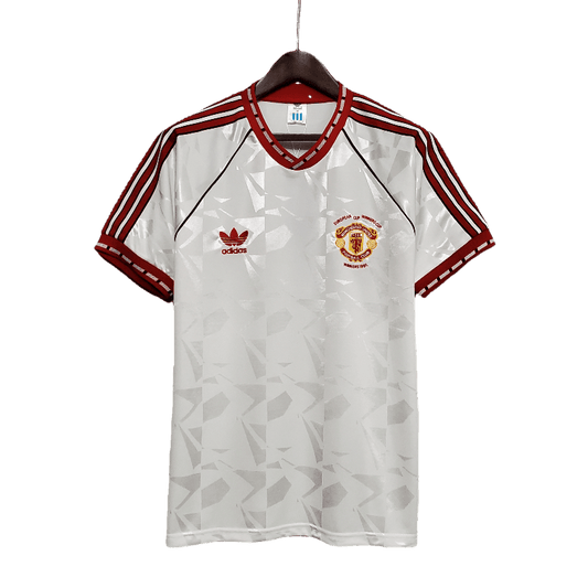 Manchester United Retro 1991 White - JERSEYS4ALL