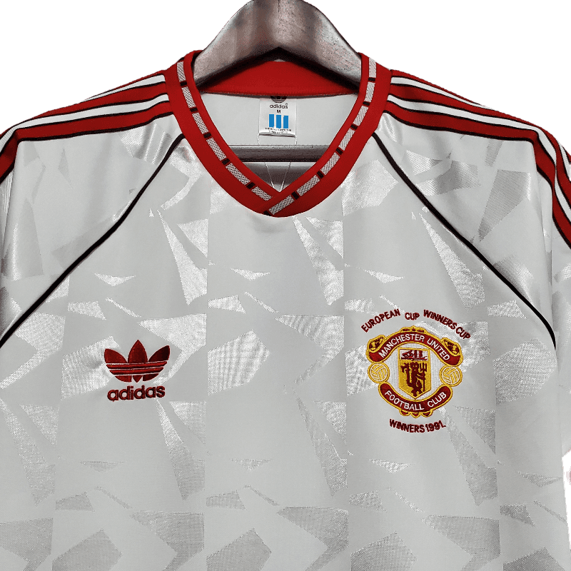 Manchester United Retro 1991 White - JERSEYS4ALL