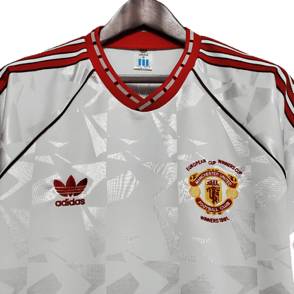 Manchester United Retro 1991 White - JERSEYS4ALL