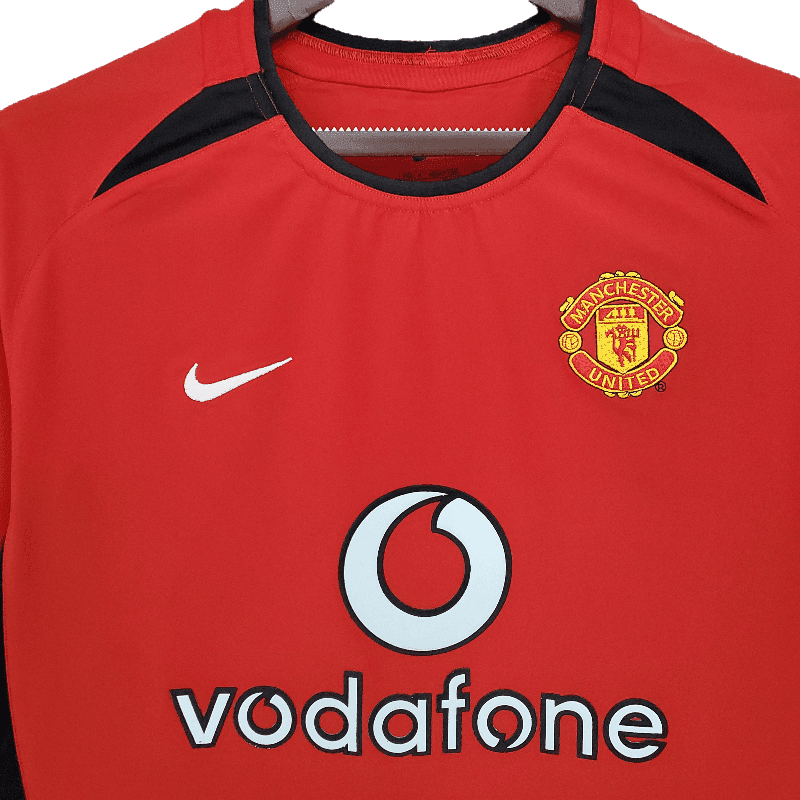 Manchester United Retro 2002/04 Home - JERSEYS4ALL