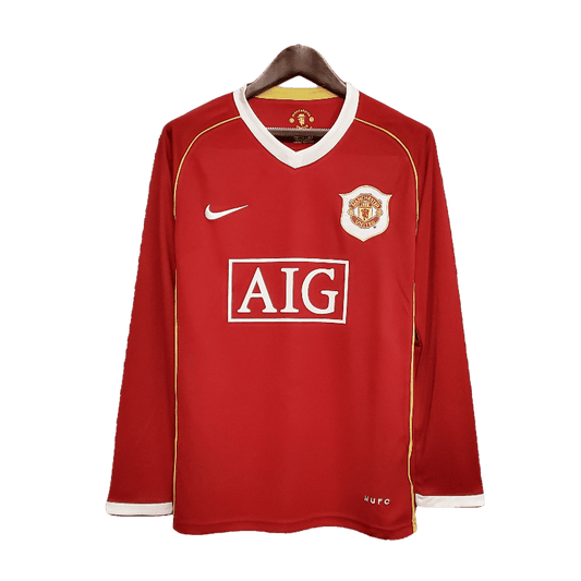 Manchester United Retro 2006/07 Long Sleeve Home - JERSEYS4ALL