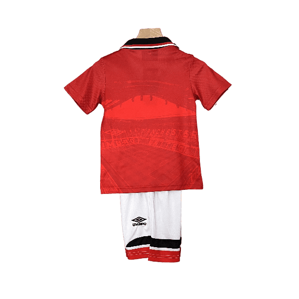 Manchester United Retro 94-96 Kids Home - JERSEYS4ALL