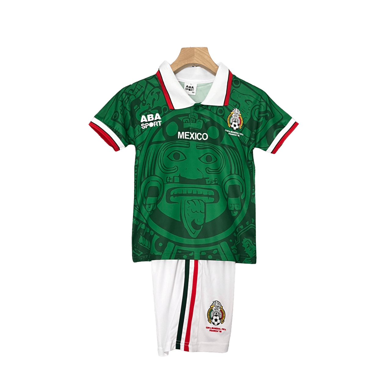 Mexico 1998 Kids Home - JERSEYS4ALL